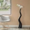 Uniquewise Small Animal Horn Shape Floor Vase for Entryway Dining or Living Room, Ceramic Black 39.5 in. QI004040.S - alternate 2